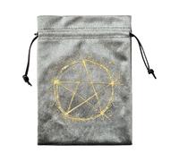 Kawiithn De Dados,Suave Portátil Vintage para Runas,Pequeña De Dados - para y Recompensas de Clase, Entusiastas del Tarot, Mujer, Hombre, Adolescente, Juegos de Cartas