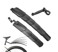 Kawiithn Guardabarros para Bicicleta Montaña,Guardabarros Delantero y Trasero para Bicicleta | Parafangos Ajustables para Ciclismo - para Montaña Diario Carretera Viajes Urbano Ruedas 24 26 27.5