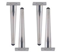 KAX Patas de Los Muebles de Muebles Patas de Acero Inoxidable Sofá Piernas Piernas Armario Mesa Baja de Piernas Piernas de Apoyo de Piezas de Repuesto 4 Piezas Llevar el Peso 1800 Libras - /