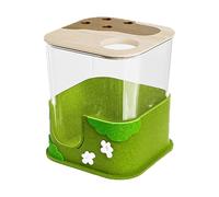 Kaxenig Caja de para el Baño del Hámster | Hábitat Transparente para el Jerbo - Refugio Animales Pequeños - para Enriquecimiento de Jaula, Entrenamiento, Reducción de Estrés, Dueños de