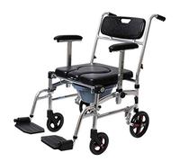 KAXGU Transporte de Sillas de Ruedas Plegables Ligeras, Silla de Ruedas con Mde Aleación de Aluminio de Alta Carga para Adultos, Silla de Ruedas para Ancianos Discapacitados