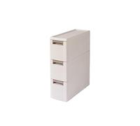 KAXLDHH Carrito Auxiliar con Ruedas y Cajón, Estantería Estrecha para Organización de Baño y Cocina, Carro de Almacenamiento Estrecho para Lavandería y Espacios Pequeños(45x18x60cm)