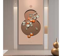 KAXLDHH Decoración Pared Salón Moderna con LED, Cuadros Dormitorio 3D de Piedra Arenisca con Mando a Distancia, Arte de Pared Minimalista con Tablero de Madera Grueso