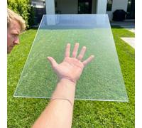 KAXLDHH Lámina Acrílica De Policarbonato Transparente, Hojas De Plástico para Manualidades, Tablero De Mesa Y Marcos De Fotos, 1mm/1,5mm/2mm(1.5mm,100x100cm)