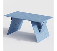 KAXLDHH Mesa Auxiliar Portátil para Acampar, Mesa De Playa Plegable Ultraligera, Mesa Enrollable De Gamuza para Cocinar, Picnic, Campamento, Bote, Viajes, Capacidad De Carga De 60KG(Blauw,50x26x25cm)