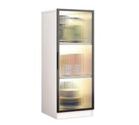 KAXLDHH Mueble Auxiliar de Cocina Estrecho de Aleación de Aluminio, Carrito Baño Salvaspazio para Huecos, Estantería Estrecha Robusta, Impermeable y Antiruggine(Wit,30x33x101cm)