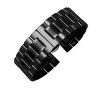 KAXSFE 24 26 28 30 mm compatible con Seven Friday Diesel DZ4323 4283 correa de esfera grande de acero inoxidable reloj de pulsera de gran tamaño for hombres pulsera sólida(C style Black,20mm)