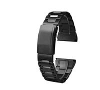 KAXSFE 24 26 28 30 mm compatible con Seven Friday Diesel DZ4323 4283 correa de esfera grande de acero inoxidable reloj de pulsera de gran tamaño for hombres pulsera sólida(E style Black,20mm)