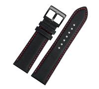 KAXSFE Correa de nailon de liberación rápida de 23 mm compatible con Casio Protrek serie 5620 PRW-50 70 30 60yt(Black- red-black)