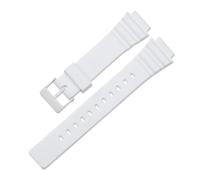 KAXSFE Correa de resina compatible con Casio MRW-200H, S300 y LRW-200H. Accesorios for relojes.(White)