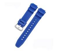 KAXSFE Correa de silicona de 18 mm compatible con Casio G-Shock AQ-S810W/S800W AE-1000W 1200 SGW-400H/300H/500H W-735H W-216H(Dark Blue S)