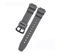 KAXSFE Correa de silicona de 18 mm compatible con Casio G-Shock AQ-S810W/S800W AE-1000W 1200 SGW-400H/300H/500H W-735H W-216H(Grey B)