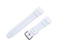 KAXSFE Correa de silicona de 18 mm compatible con Casio G-Shock AQ-S810W/S800W AE-1000W 1200 SGW-400H/300H/500H W-735H W-216H(White S)