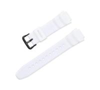 KAXSFE Correa de silicona de 18 mm compatible con Casio G-Shock AQ-S810W/S800W AE-1000W 1200 SGW-400H/300H/500H W-735H W-216H(White)