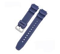 KAXSFE Correa de silicona de 18 mm compatible con Casio G-Shock AQ-S810W/S800W AE-1000W 1200 SGW-400H/300H/500H W-735H W-216H(Navy Blue S)