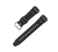 KAXSFE Correa de silicona de 18 mm compatible con Casio G-Shock AQ-S810W/S800W AE-1000W 1200 SGW-400H/300H/500H W-735H W-216H(Black S)