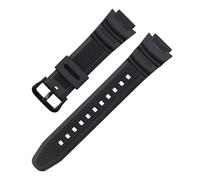 KAXSFE Correa de silicona de 18 mm compatible con Casio G-Shock AQ-S810W/S800W AE-1000W 1200 SGW-400H/300H/500H W-735H W-216H(Black B)