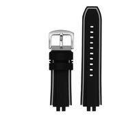 KAXSFE Correa modificada Gbd200 compatible con Casio Cat Man Gbd-200-1/sm-1a5/9 Correa de silicona deportiva for reloj de buceo Accesorios for hombre(Black gray silver)