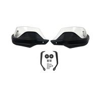 KAXSFE Paramanos de Motocicleta, Protector de Parabrisas, protección contra el Viento, Compatible con Benelli TRK702, TRK702X, TRK 702, TRK 702X, 2022 y 2023(Black Clear Set)