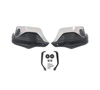 KAXSFE Paramanos de Motocicleta, Protector de Parabrisas, protección contra el Viento, Compatible con Benelli TRK702, TRK702X, TRK 702, TRK 702X, 2022 y 2023(Black Grey Set)