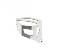 KAXSFE Protector de la Tapa del depósito de Aceite del Freno Trasero de Motocicleta 2023, Compatible con BMW R1200GS, R1250GS, LC, ADV, R 1200, 1250 GS Adventure (2014-2022)(Silver R1200GS Logo)