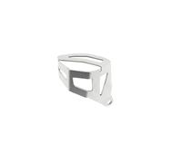 KAXSFE Protector de la Tapa del depósito de Aceite del Freno Trasero de Motocicleta 2023, Compatible con BMW R1200GS, R1250GS, LC, ADV, R 1200, 1250 GS Adventure (2014-2022)(Silver NO Logo)