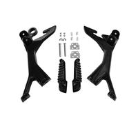 KAXSFE Soporte de estriberas traseras Compatible con Kawasaki Ninja 400 2018-2024 Z400 2019-2024 Z500 2024-2025 Accesorios de Motocicleta(Black)