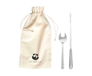 Kay Bojesen Cubiertos de marisco Grand Prix 8 piezas Polished steel