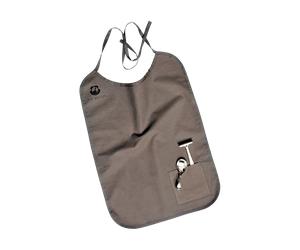 Kay Bojesen Cubiertos infantiles y babero Grand Prix 3 piezas Polished steel