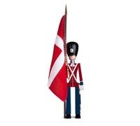 Kay Bojesen Denmark Figura soldado con bandera textil Kay Bojesen 50 cm