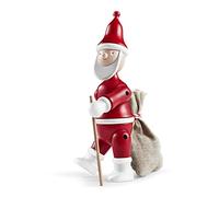 Kay Bojesen Figuras Papá Noel 19.5 cm Figuras de Madera diseño Original, Rojo