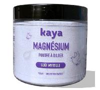 Kaya Magnesium - Polvo con sabor a arándanos - Suministro para 30 días