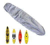 Kayak Cover, Waterproof Kayak Storage, Anti-Slip Surfboard Protector, Heavy-Duty Outdoor Shield for Boating, Camping, Wilderness Travel, Long-Term, Small, Medium, Large, Extra-Large, Gray