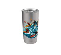 Kayak Cross Ramp Start Four Racers Vaso térmico de acero inoxidable de doble pared