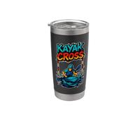 Kayak Cross Splash con postes de puerta Vaso térmico de acero inoxidable de doble pared