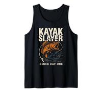 Kayak Fishing Life Angler Pride Fish On Outdoor Adventure Camiseta sin Mangas