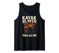 Kayak Fishing Life Angler Pride Fish On Outdoor Adventure Camiseta sin Mangas