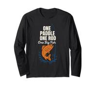 Kayak Fishing Life Angler Pride Fish On Outdoor Adventure Manga Larga