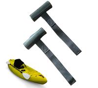Kayak Hood Straps, Fast Canoe Tie Down Straps, Heavy Duty Lashing System for Roof Transport, Portable Secure Mount for Boat, Canoe, Ideal for Sedan, Truck, Outdoor Vehicle Adventures