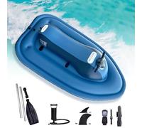 Kayak Inflable con Motor a reacción, Moto acuática eléctrica Plegable sin escobillas de 500 W con Scooter Submarino (Opcional), lancha con Motor eléctrico, autonomía de 130 min(Withthruster)