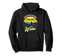 Kayak instantáneo Just Add Water Retro Vintage Style Kayaker Sudadera con Capucha