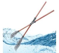 Kayak Kayak desmontable de 50.4/61 pulgadas | Habitaciones para kayak, canoas, barcos inflables, tablas de paletas - rumores para la hoja del bote en polipropileno reforzado con subasta de aluminio si