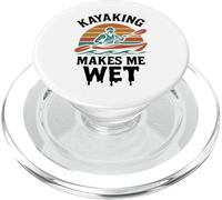 Kayak Me Hace Mojado Kayak Río Divertido Canoa Remo Barco PopSockets PopGrip para MagSafe