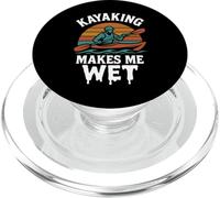 Kayak Me Hace Mojado Kayak Río Divertido Canoa Remo Barco PopSockets PopGrip para MagSafe