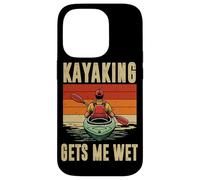 Kayak Me Mojado Retro Kayak Remando Kayak Amante Carcasa para iPhone 14 Pro