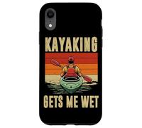 Kayak Me Mojado Retro Kayak Remando Kayak Amante Carcasa para iPhone XR