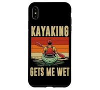 Kayak Me Mojado Retro Kayak Remando Kayak Amante Carcasa para iPhone XS MAX