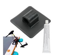 Kayak Motor Mount, Heavy Duty Trolling Bracket System, Reinforced Aluminum Boat Buckle Adapter, Adjustable Transom Style Support Plate, Anti Slip Marine Fix Design, Kayak Canoe Fishing Lake River Use