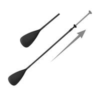 Kayak Paddle 2 in 1 Adjustable Kayak Paddles, Ergonomic Rowing Tool, Quick-Release Accessory, Single and Double Head Combo for Boat Training Water Sports Touring Fishing, Aleación de aluminio