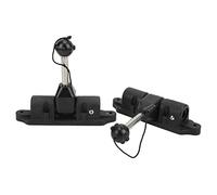 Kayak Paddle Lock Holder | 2PCS ABS Material for Inflatable Boats/Canoes/Rafts | 360° Rotation Oar Lock Patch | Water Prevention & Secure Attachment